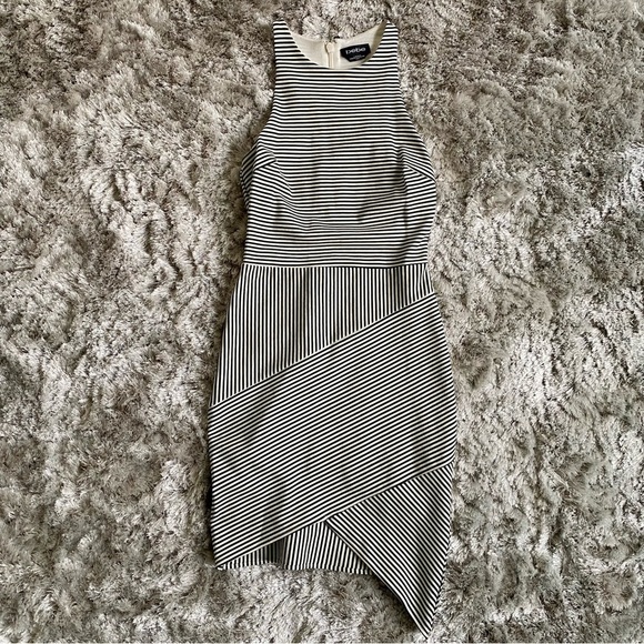 Bebe NWOT Black & White Racerback Dress Size XS - Picture 4 of 8